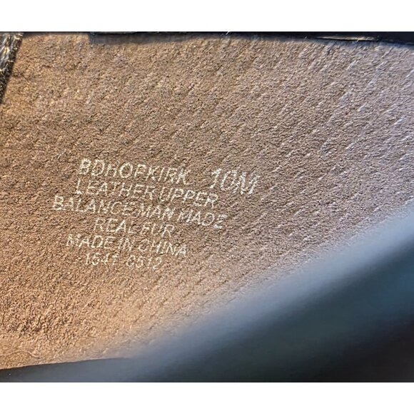 Bandolino Leopard Print Flats Buckle Accent Faux Black Patent Leather Size 10 M - Picture 3 of 13